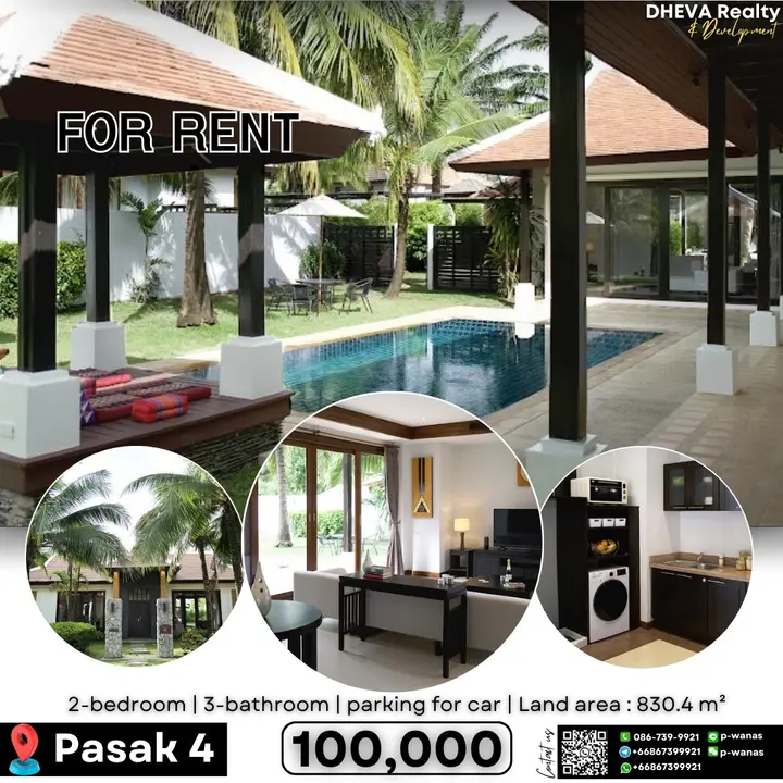 Luxury 2-Bedroom Pool Villa for Rent