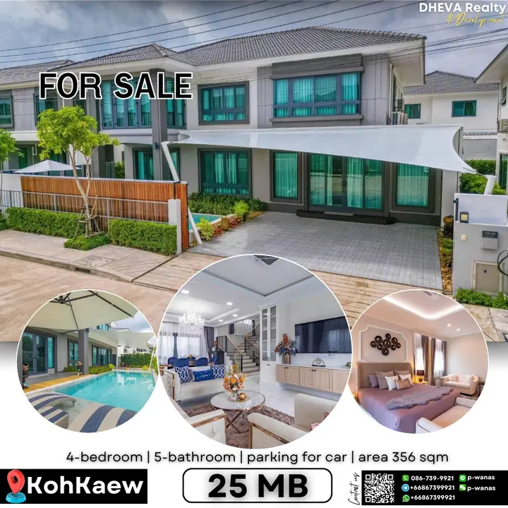Luxury Pool Villa for Sale – Supalai Lake Ville, Koh Kaew
