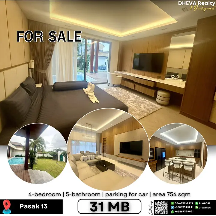 Brand New Luxury Pool Villa for Sale – Gold Chariot, Pasak 13