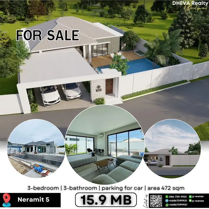 Pool Villa for Sale – Thalang (Naramit 5 / Monument Area)