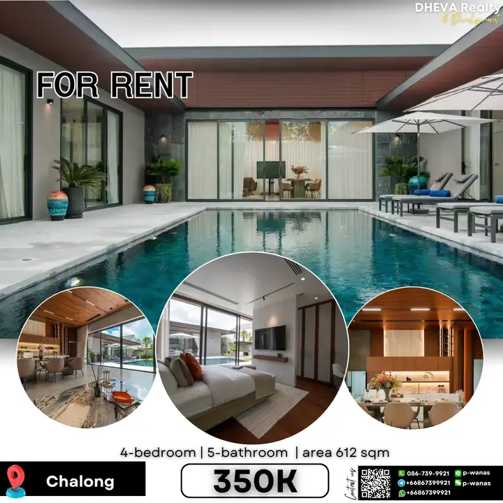 luxurious house | For rent 350,000฿