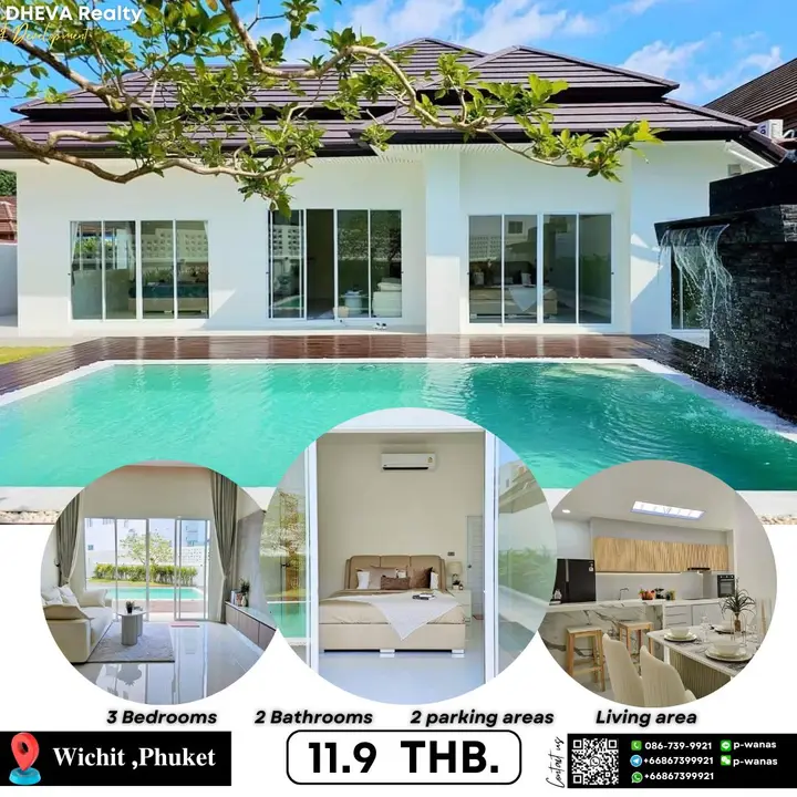 Pool villa at Wichit, Phuket