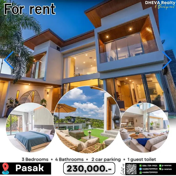 Zenithy villa Pasak 8 for Rent – Cherng Talay, Phuket